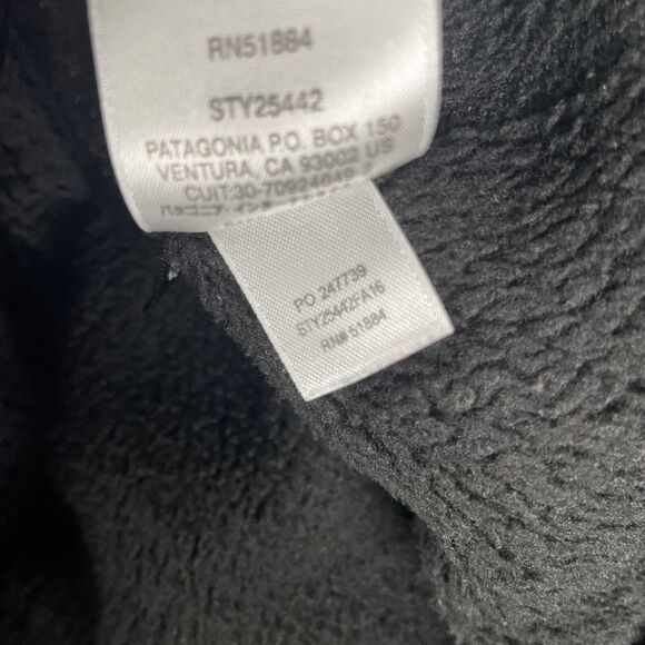 Patagonia Snap T Re-Tool Jacket Womens Small Polartec Fleece Black Pullover - Picture 8 of 8